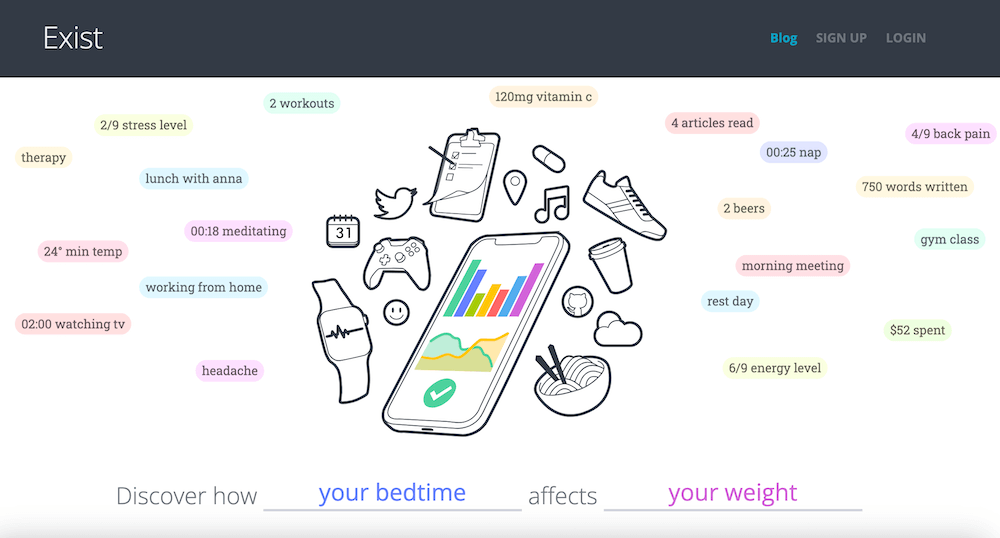 Exist：帮你了解生活状态的个人分析服务